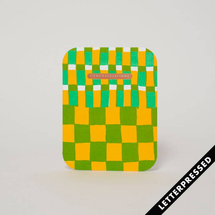 Congratulations Textile Card