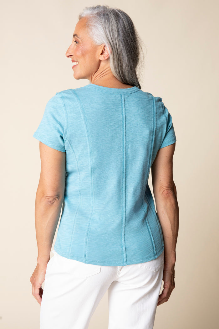Cotton Pebble Jet Set Tee - 27557