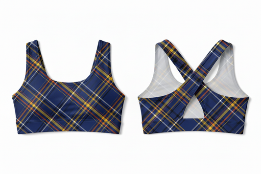 Skye Tartan Crop Top - No Trim