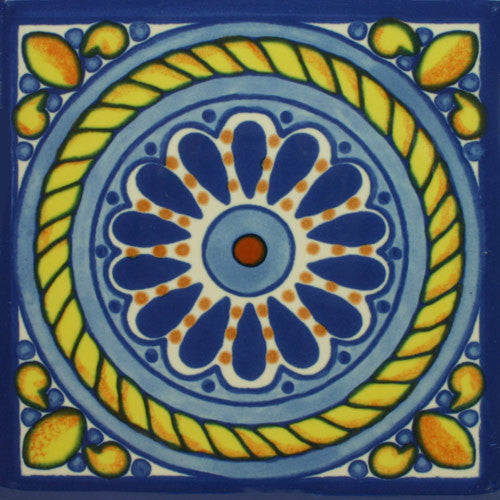 Decorative Mexican Tile set of coasters