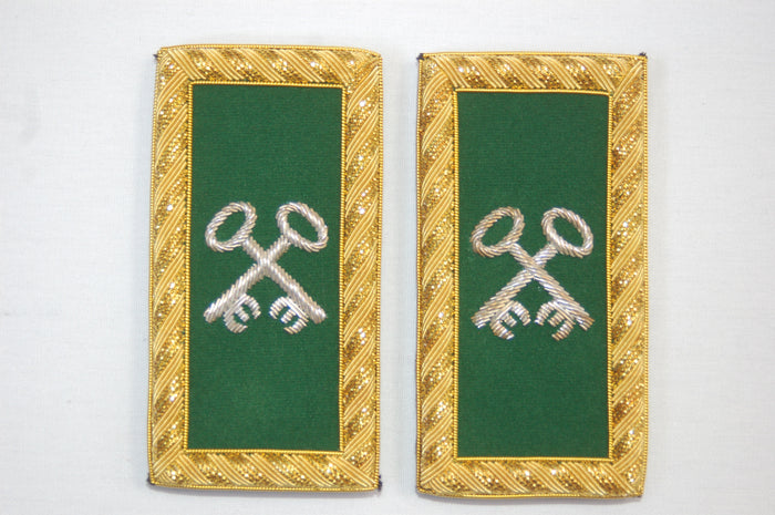 D7073 Shoulder Boards Treasurer (Pair) BULLION