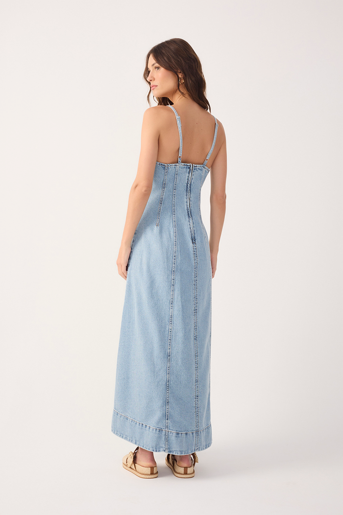 Denim Cut Out Dress_5