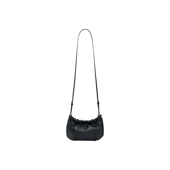 Image 3 : Vue d'ensemble sac bandoulière Desigual noir compact avec finitions argentées et détails colorés — delvale