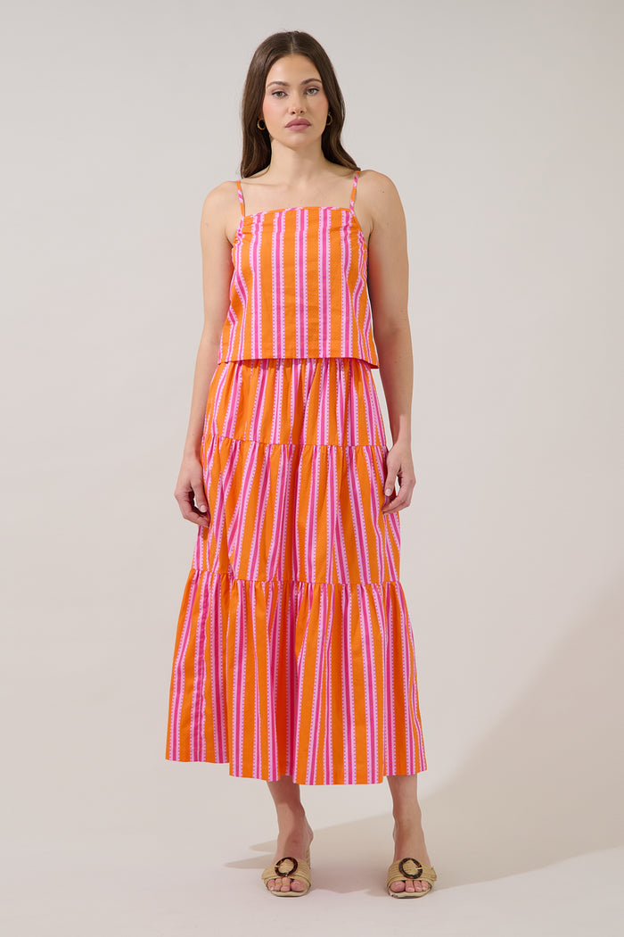 Desmond Cami Top Candy Stripe