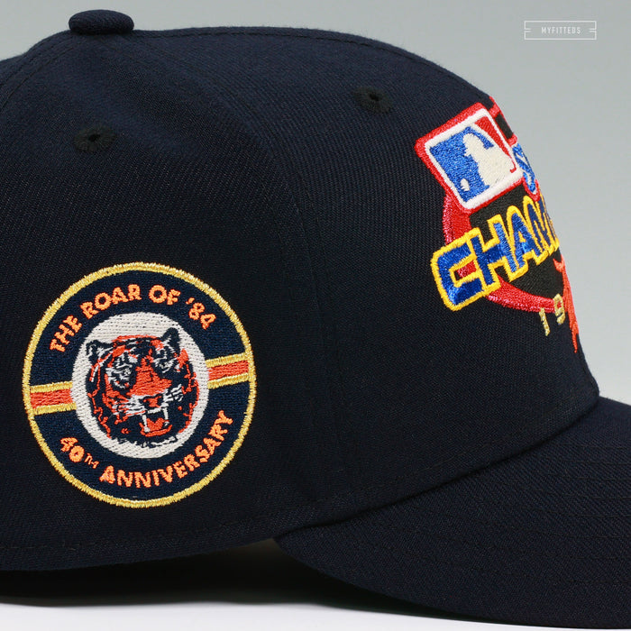 DETROIT TIGERS 1984 WORLD SERIES CHAMPIONS MIDNIGHT NAVY NEW ERA FITTED CAP