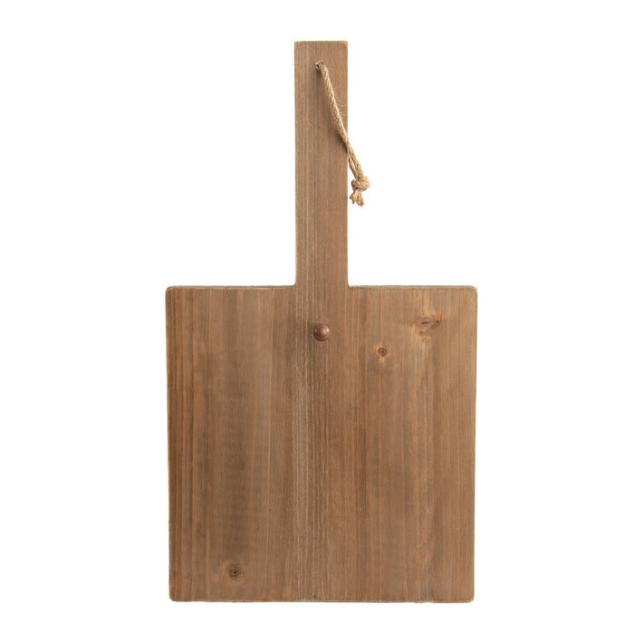Display Charcuterie Square Board Natural