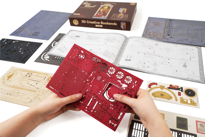DIY Miniature House Book Nook Kit: Time Travel
