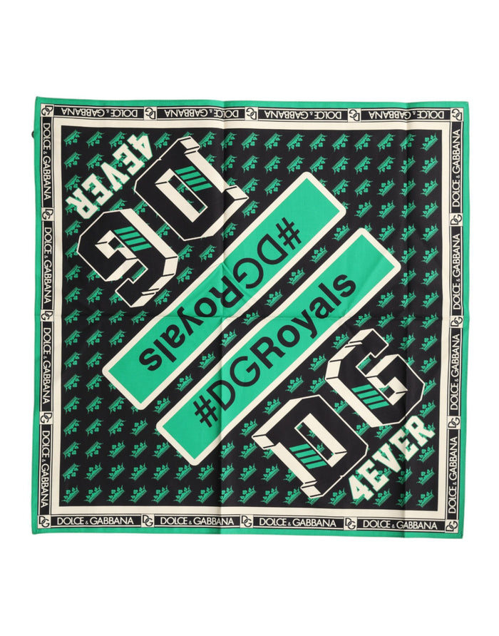 Dolce & Gabbana Multicolor #DGRoyals Square Foulard 50.5cm x 50cm Scarf