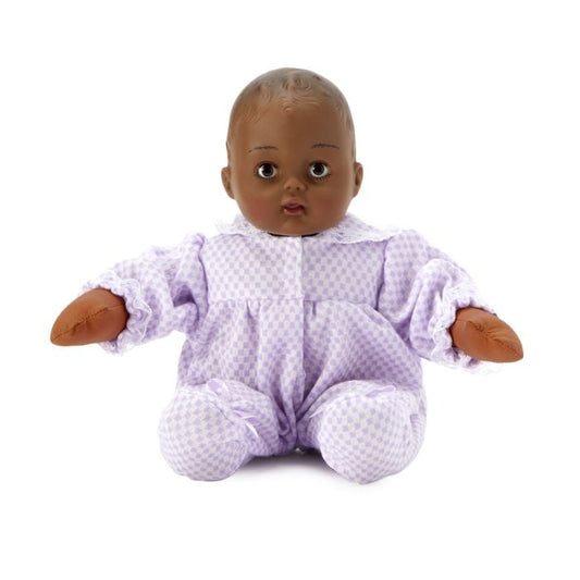 DOLL HUGGUMS LAVENDER CHECKED DARK SKIN