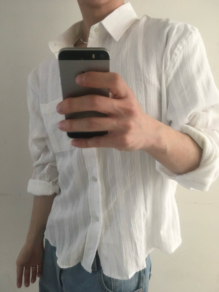 Drape Linen Shirt