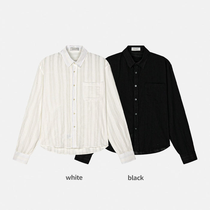 Drape Linen Shirt