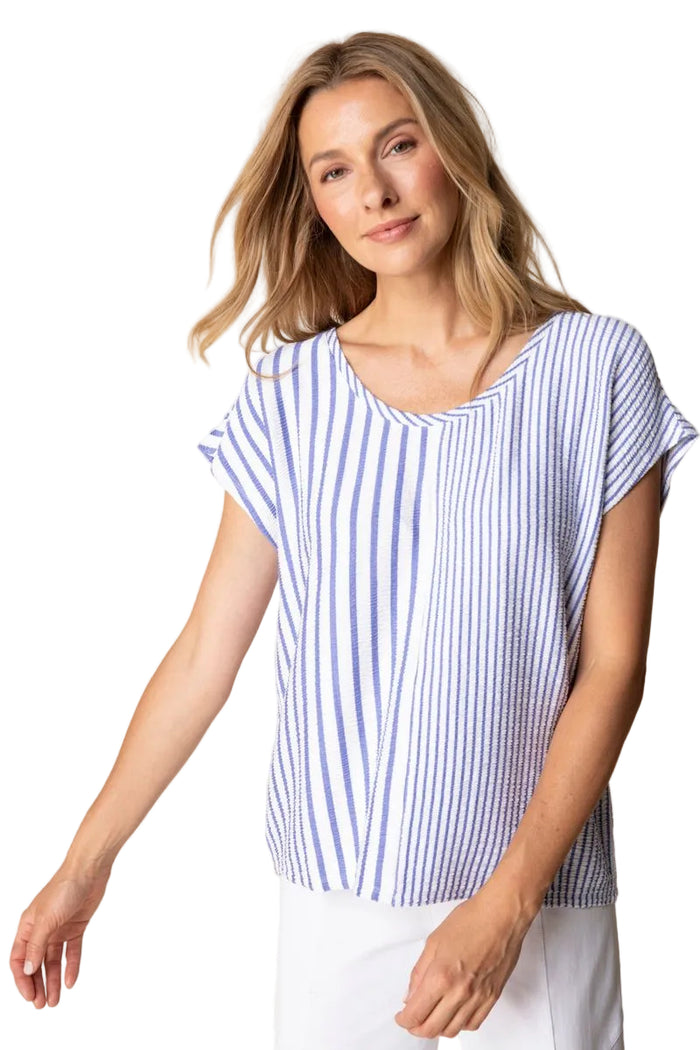 Earn Your Stripes Fine Line Tee - 22403