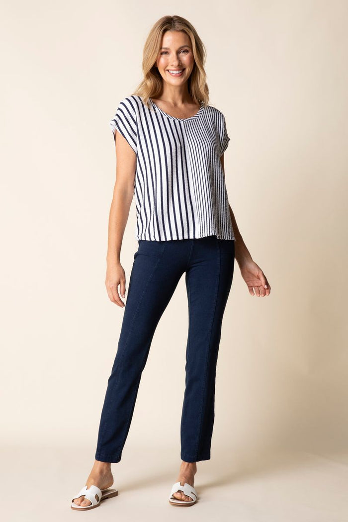 Earn Your Stripes Fine Line Tee - 22403