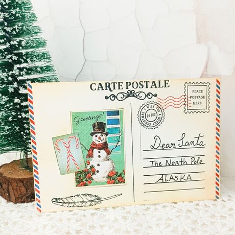 Elizabeth Craft Designs | 6x8 Postcard Parts Stamp Set