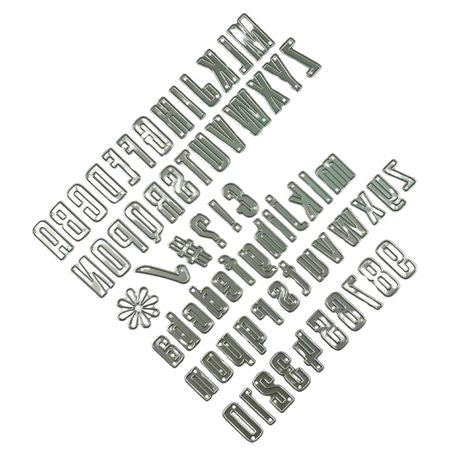 Elizabeth Craft Designs | Tall and Bold Alphabet Metal Die Set