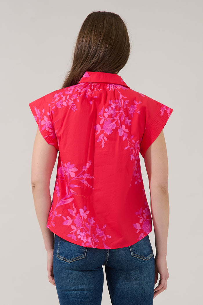 Ellis Button Down Top Primrose