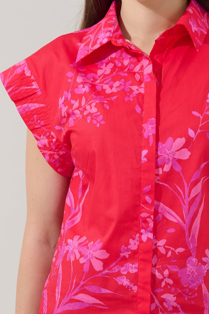 Ellis Button Down Top Primrose