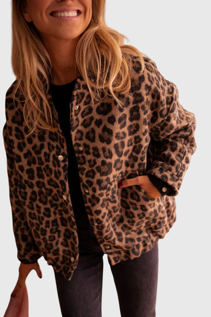 Elodie | Stylish Leopard Print Jacket
