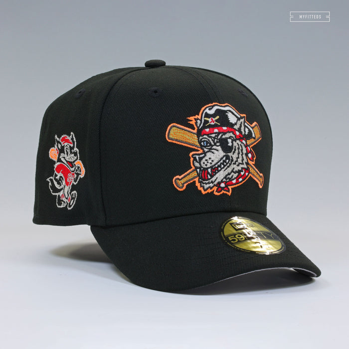 ERIE SEAWOLVES THE HOWLERS COME OUT AND PLAY-YAY WARRIORS INSPIRED NEW ERA FITTED CAP