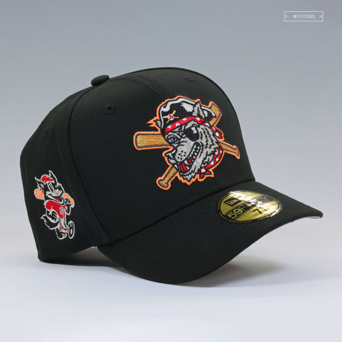 ERIE SEAWOLVES THE HOWLERS COME OUT AND PLAY-YAY WARRIORS INSPIRED NEW ERA FITTED CAP