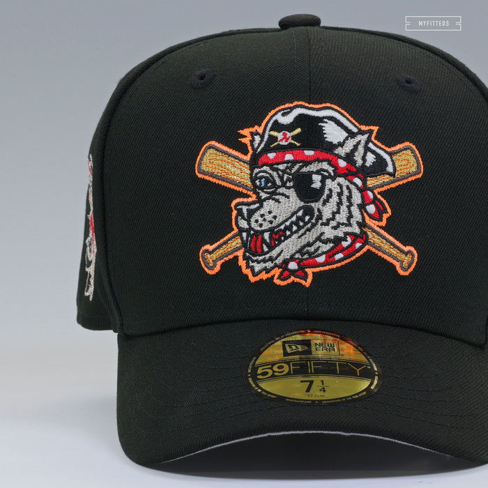 ERIE SEAWOLVES THE HOWLERS COME OUT AND PLAY-YAY WARRIORS INSPIRED NEW ERA FITTED CAP