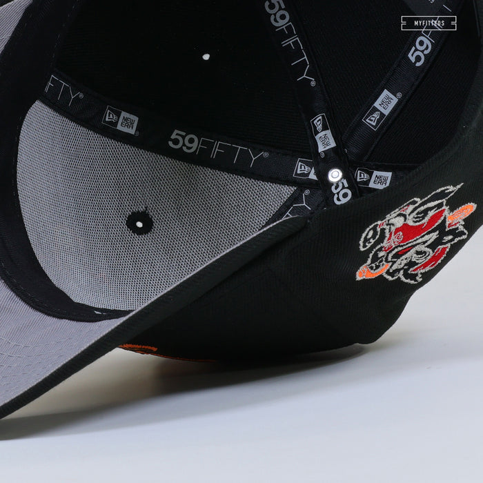 ERIE SEAWOLVES THE HOWLERS COME OUT AND PLAY-YAY WARRIORS INSPIRED NEW ERA FITTED CAP