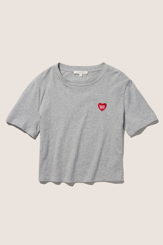 Favorite Mama Heart Emblem Tee