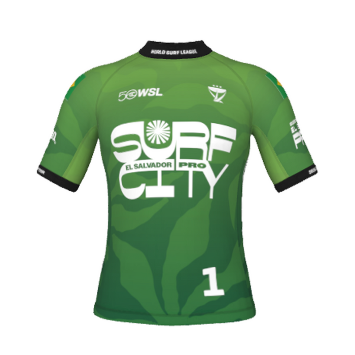 Gabriel Medina Official Jersey 2026 El Salvador Pro - Front View - Green