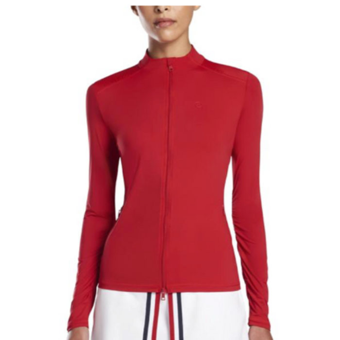 G/FORE Featherweight Full-Zip L/S Top - Red
