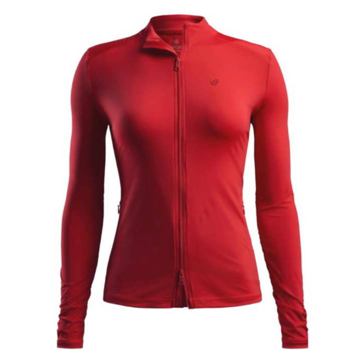 G/FORE Featherweight Full-Zip L/S Top - Red
