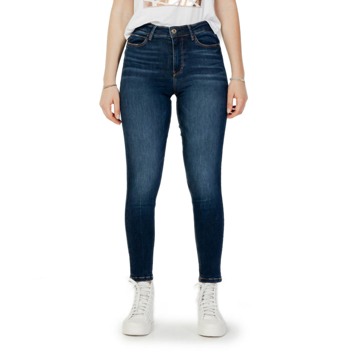 Image 1 : Jean femme Guess bleu coupe slim fit en denim premium — delvale