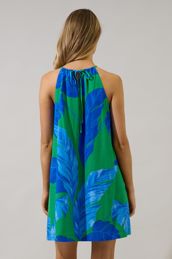 Haity Shift Mini Dress Gresia Tropical