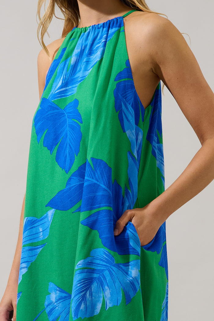 Haity Shift Mini Dress Gresia Tropical