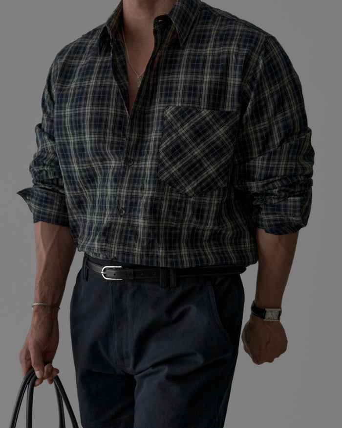 Hanna Plaid One Shirt