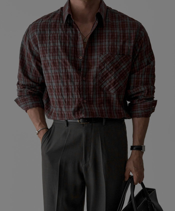 Hanna Plaid One Shirt