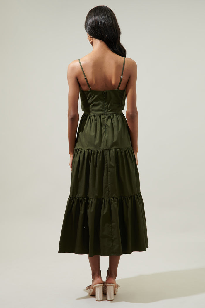 Helene Tiered Cami Maxi Dress