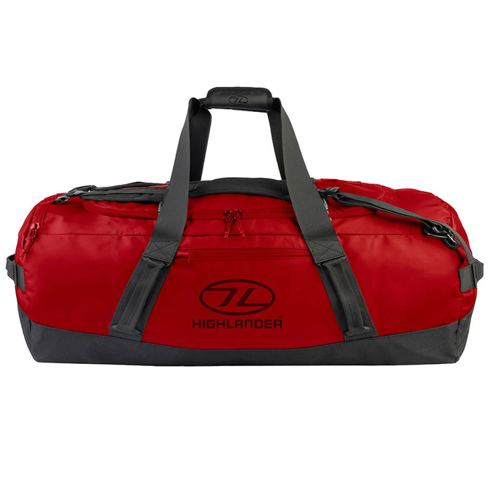 highlander hauler duffel bag 30 litre red