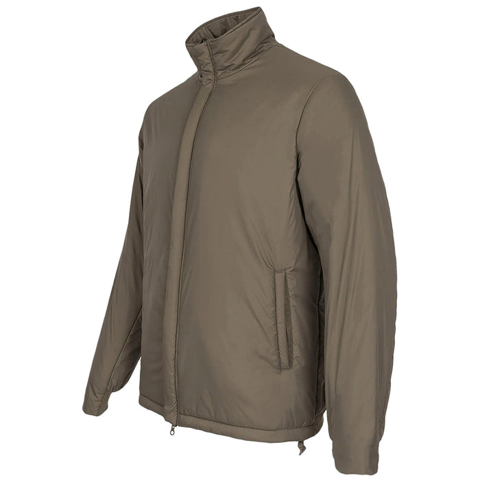 side view of highlander rayder tactical insulated ranger green jacket