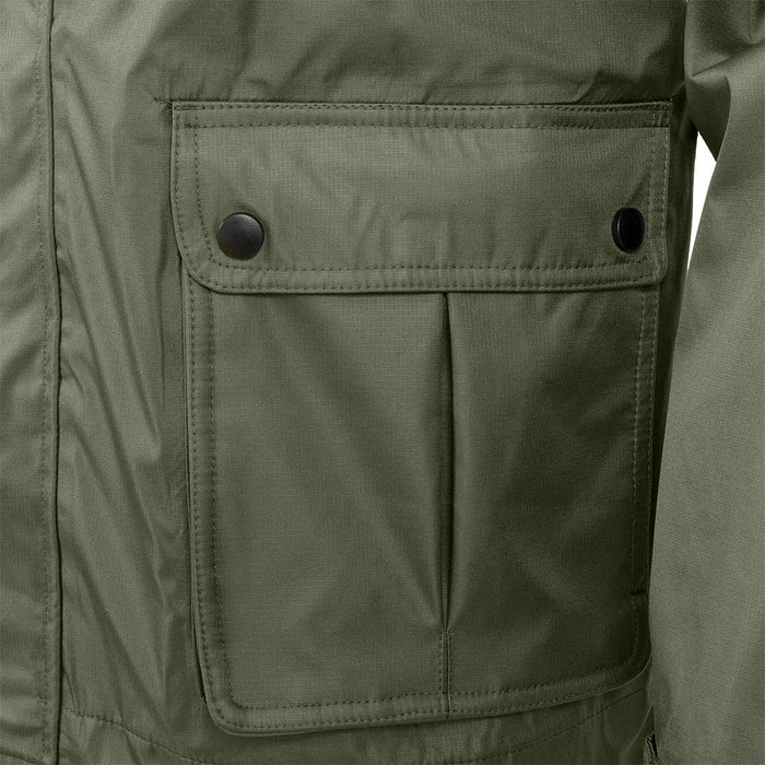highlander tempest jacket ranger green pocket