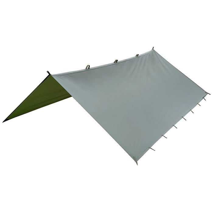 highlander xl olive tarp shelter aframe setup