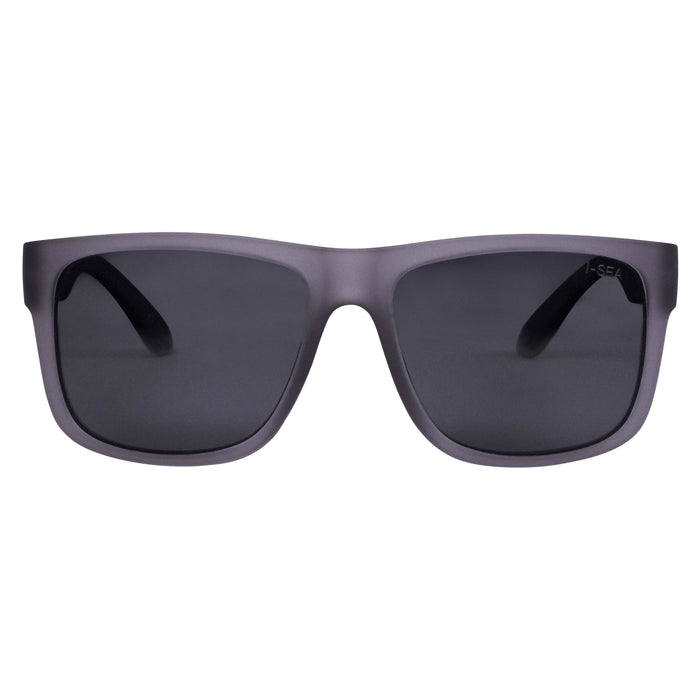I-SEA CLOUDBREAK Wrap Polarised Sunglasses - Grey/Smoke