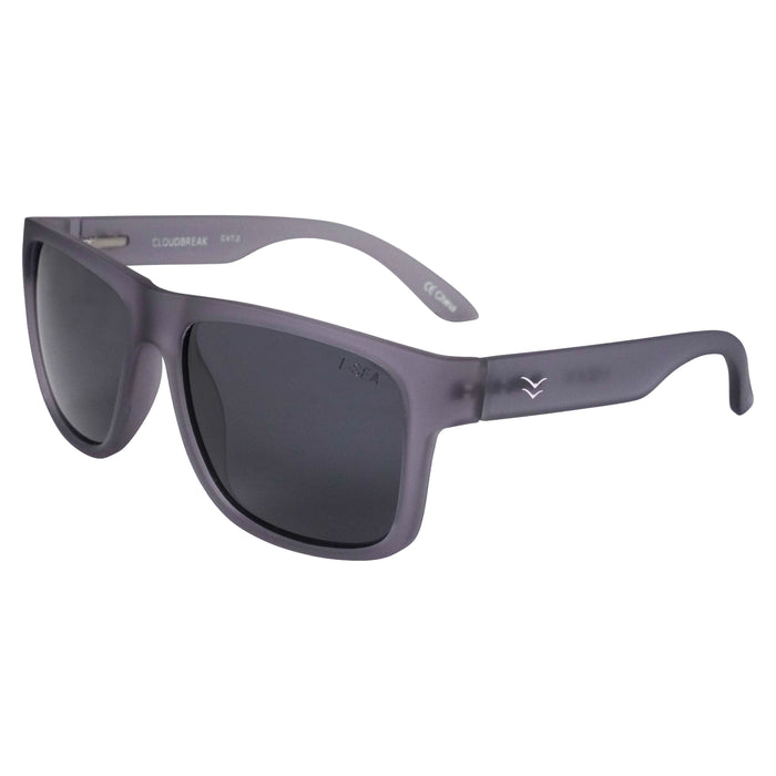 I-SEA CLOUDBREAK Wrap Polarised Sunglasses - Grey/Smoke