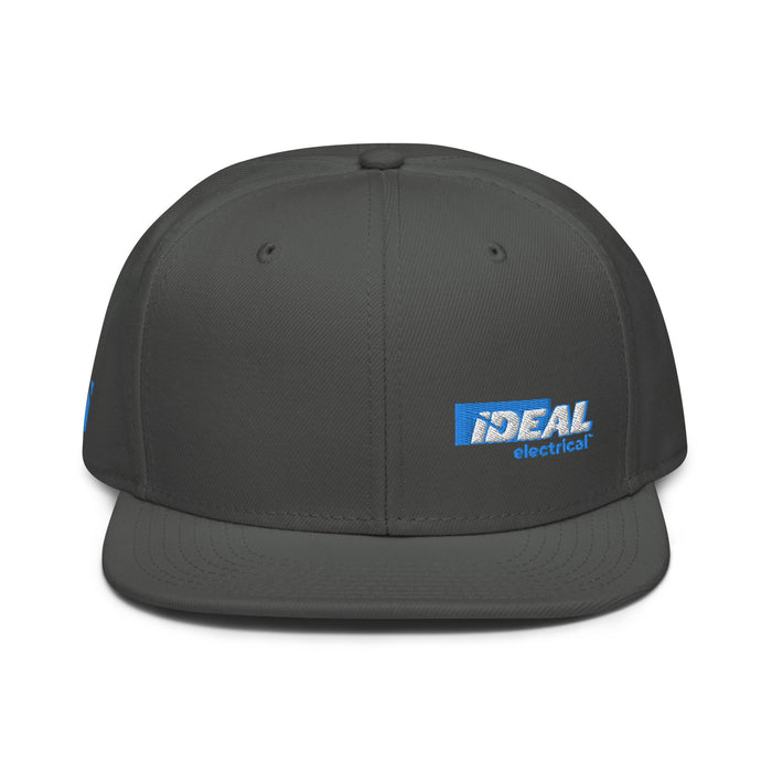 IDEAL Electrical Snapback Hat with Blue Logo