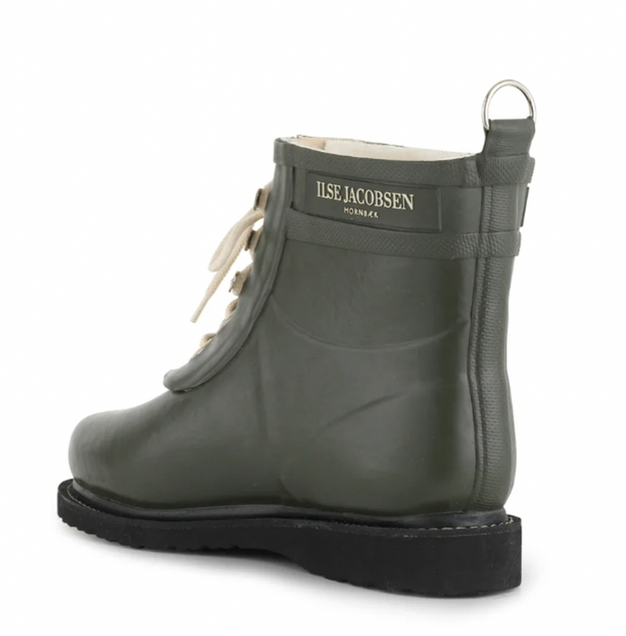 Ilse Jacobsen Short Rain Boots- Army