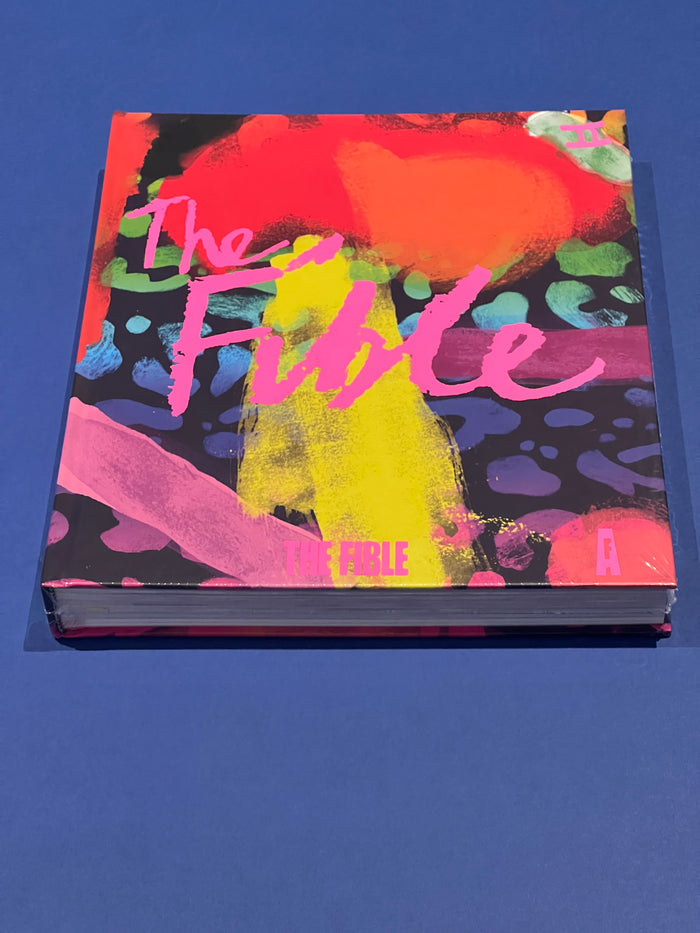 Pink Type Yellow brush stroke
