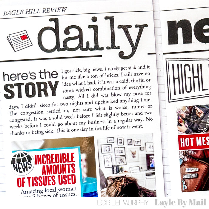 In the News 3 - 5x7 Stamp Set