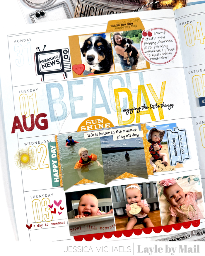 In the News 3 - 5x7 Stamp Set