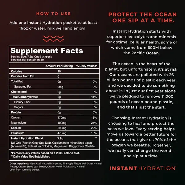 Instant Hydration Premium Electrolyte Mix