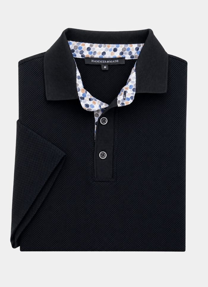 Jefferson Jacquard Stretch Polo - 15585-83685 - Hammer Made