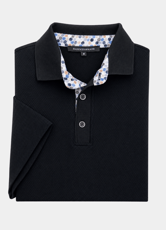 Jefferson Jacquard Stretch Polo - 15585-83685 - Hammer Made
